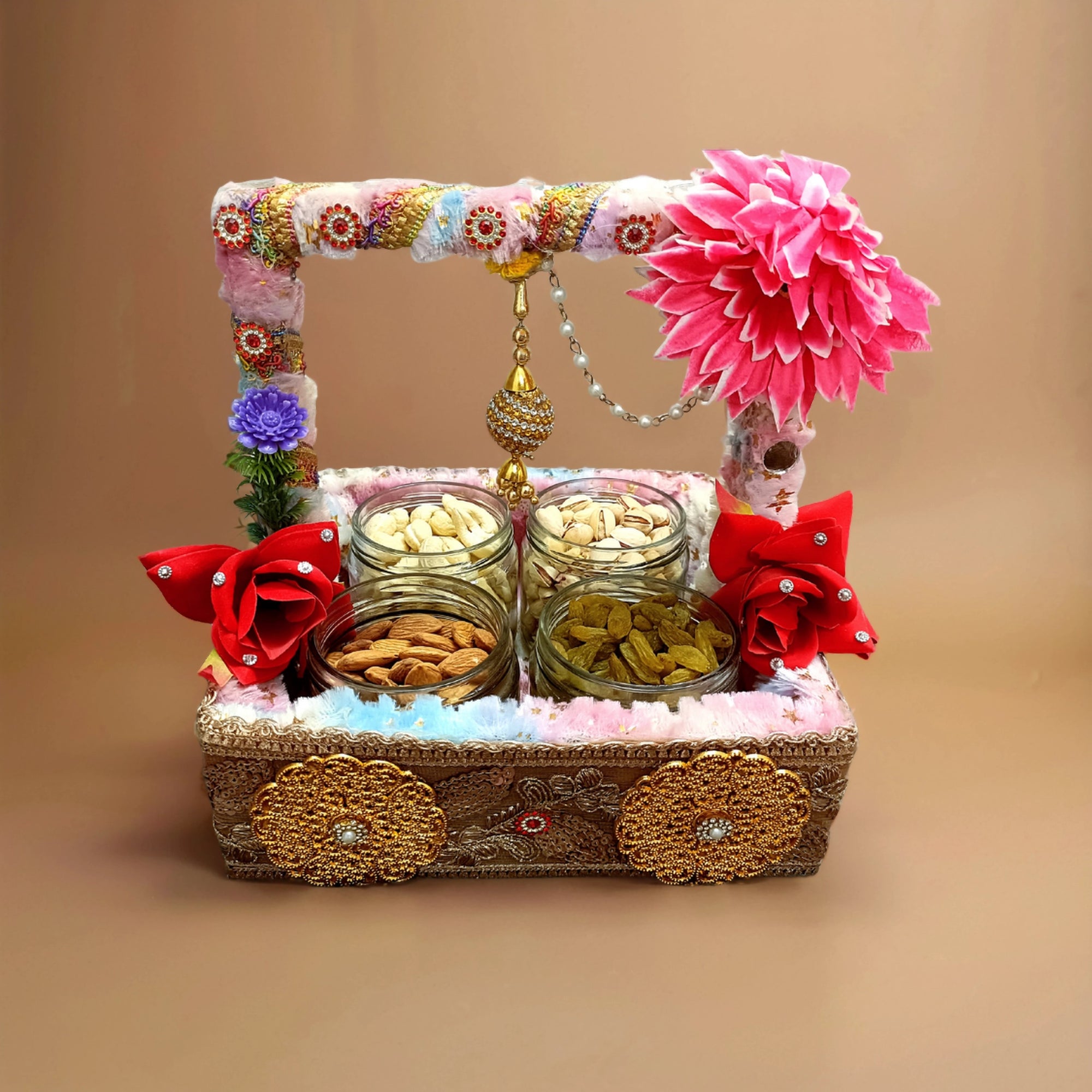 Dynuts Floral Chariot Hamper