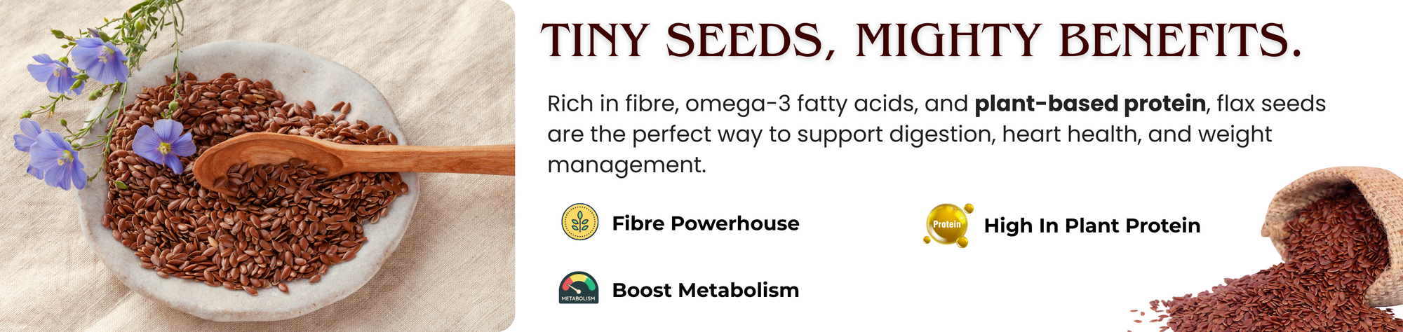 Flax Seeds banner