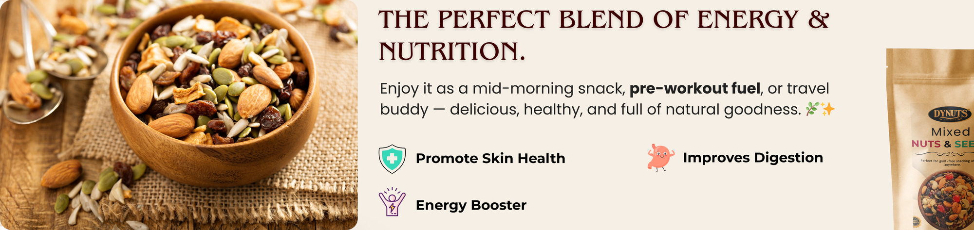 Mixed Nuts & Seeds banner